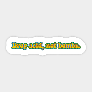 60s Drop Acid Sticker